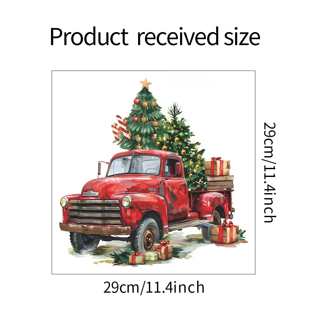 Christmas car Christmas tree Bedroom toilet stickers home decoration wall stickers self-adhesive