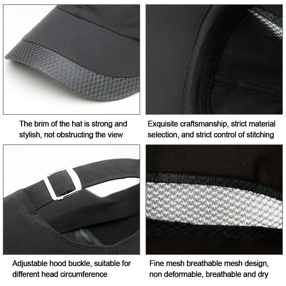 Atmungsaktiver, UV-beständiger, wasserdichter Hut – leichte und wetterfeste Outdoor-Kappe – Detail 9