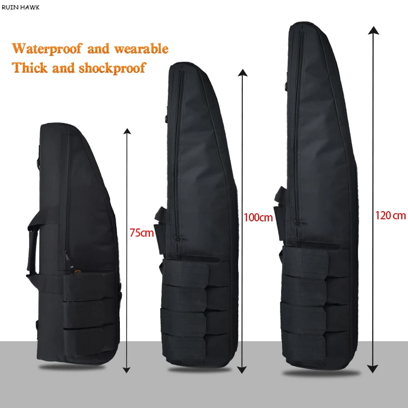 Tactical Equipment Molle Bag Diagonal Army Hunting Military Nylon Gun Bag Pouch Airsoft Sniper Rifle Case Gun Carry Shoulder Bag
