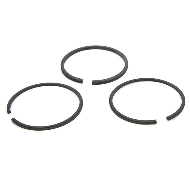 3 stücke Luft Kompressor Kolben Ringe 55 Kolben Schwarz Für 55mm Zylinder Kolben  Ring Pneumatische Stick Zubehör - AliExpress