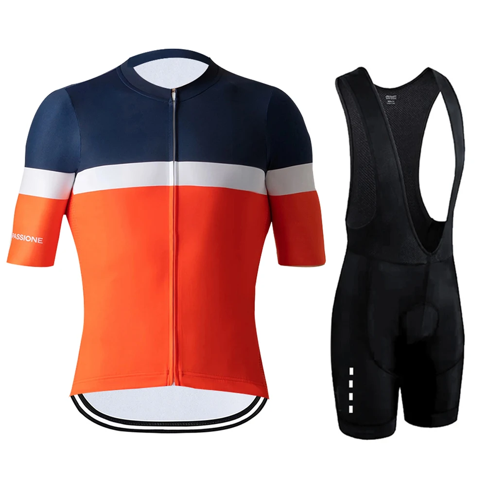 

La Passion Cycling Jersey Set 2021 New Men Bicycle Wear Clothing Summer MTB Road Bike Shorts Suit Anti Slip Maglia Da Ciclismo