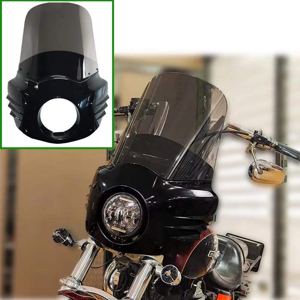 11 13 15 inch Motorcycle Front Fairing Road Shark Fairing For Harley Sportster 2011-Newest Coming Red Windshield