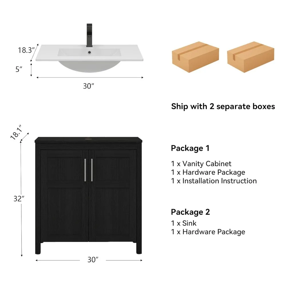 30" Single Sink Vanity 2