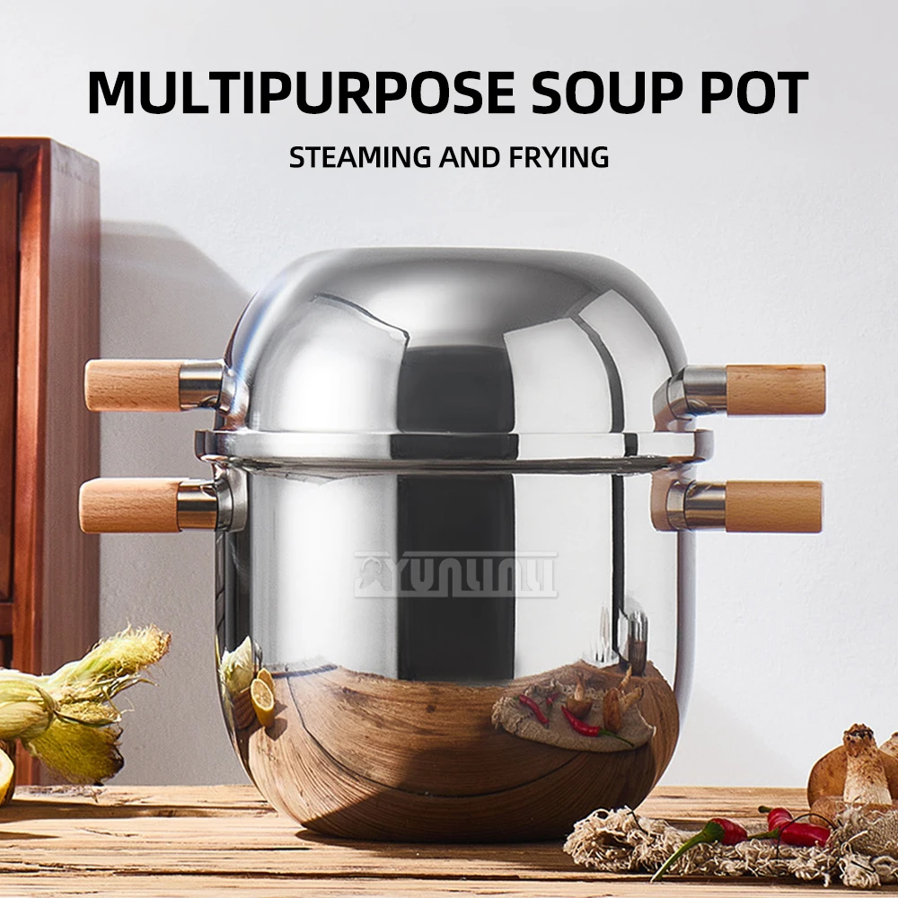Version Steamer Cook Steamer Machine Food Multi Purpose Cookware Food Stewed Cooker Soup Pot