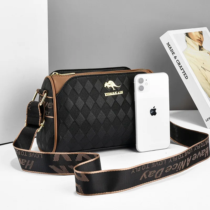 Mini-Umhängetasche im Vintage-Stil, Retro-Umhängetasche mit Klappe, modische Damenhandtasche und Sattel-Geldbörse_voghion.com