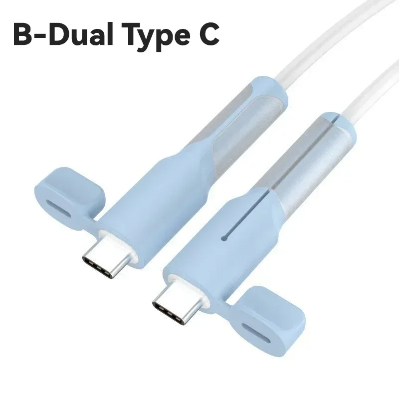Enhanced Title: Durable USB Type C Cable Protector – Silicone Anti-Break Dustproof Cover
