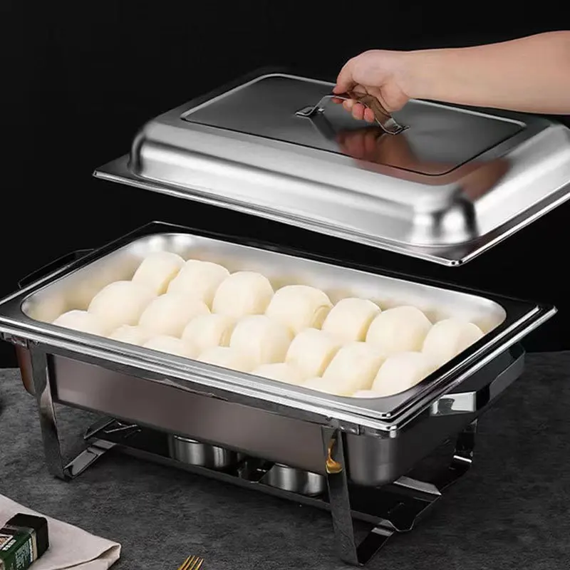 Factory direct chafing dish cross-border stainless steel commercial et furnace heating alcohol early furnace