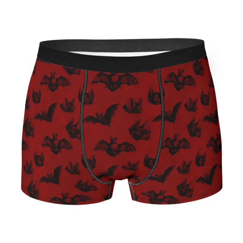 

Distressed Vampire Anatomy Anatomical Illustrations The Bats Animals Underpants Homme Panties Men's Underwear Ventilate Shorts