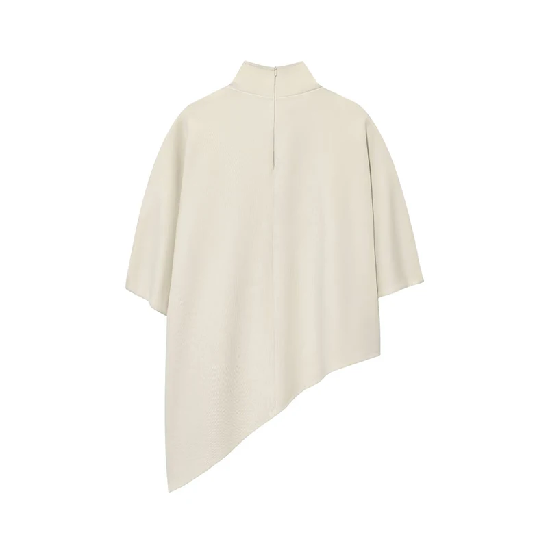 Women Straight-Leg Pants Two Piece Sets 2025 New Chic Fashion Asymmetry Tops Women's Suits Spring Summer Woman Outfits