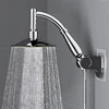 Bathroom 6 inch roundness quadrate shower head ABS Chrome shower head water saving bathroom rain spa square handheld Shower Set 3