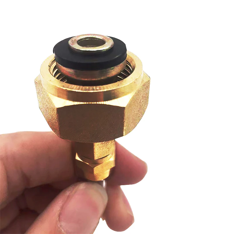 Camping Gas Stove Propane Refill Adapter Gas Tank Coupler with Pressure Relief Valve