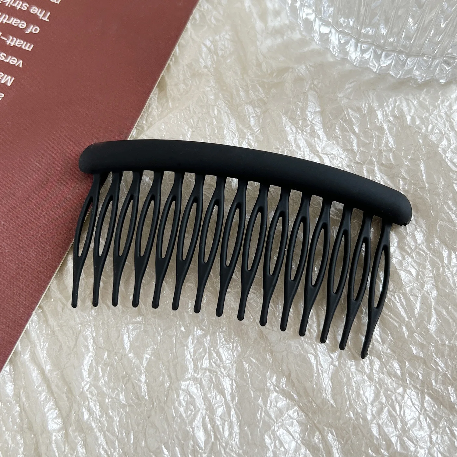 Matte Seite Haar Gabel Stick Kämme Dicke Haar Clips Dutt Twist Haar Dekorative Haarspangen Rutschfeste Haarnadeln Frauen Haar Zubehör – Detail 7