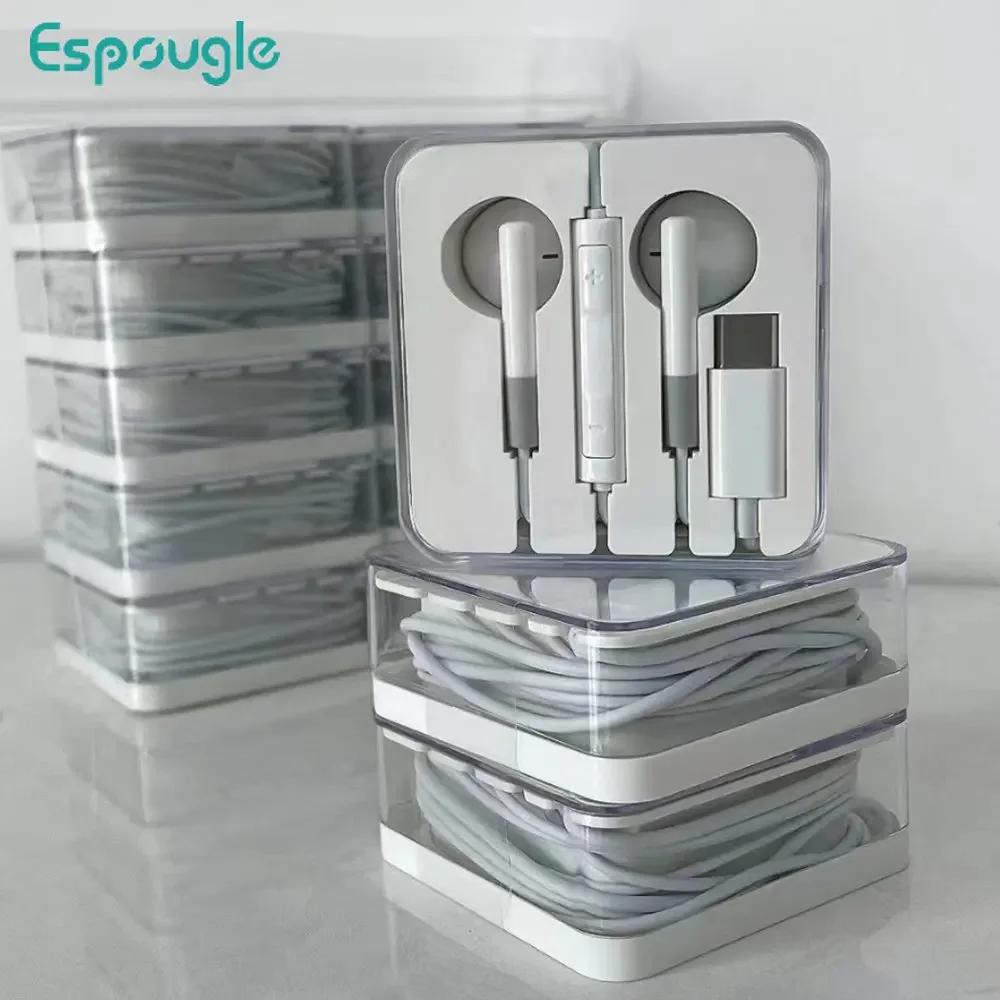 

200 шт., проводные наушники-вкладыши с микрофоном