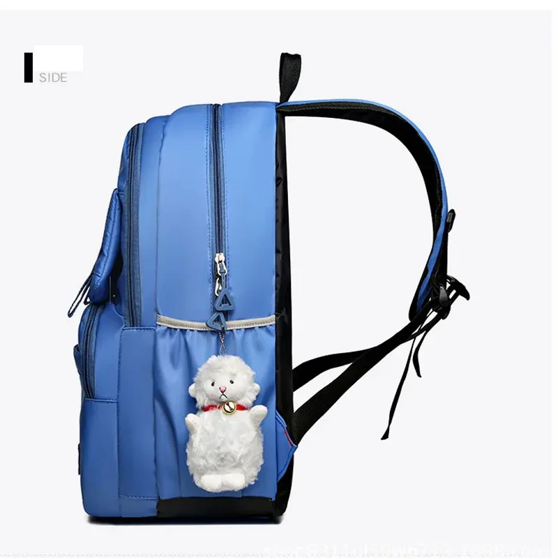 School Bags 2024 New High Capacity Girls' Schoolbag Middle School Students' Decompression Backpack Waterproof  High Capacity