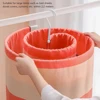 Round Spirals Sheet Hanger Quilt Sheet Sheet Hangers Multi-Functional Balcony Rotating Spirals Drying Rack For Clothes Towel 3