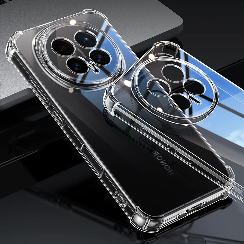 Luxury Airbag TPU Soft Silicone Crystal Clear Phone Case
