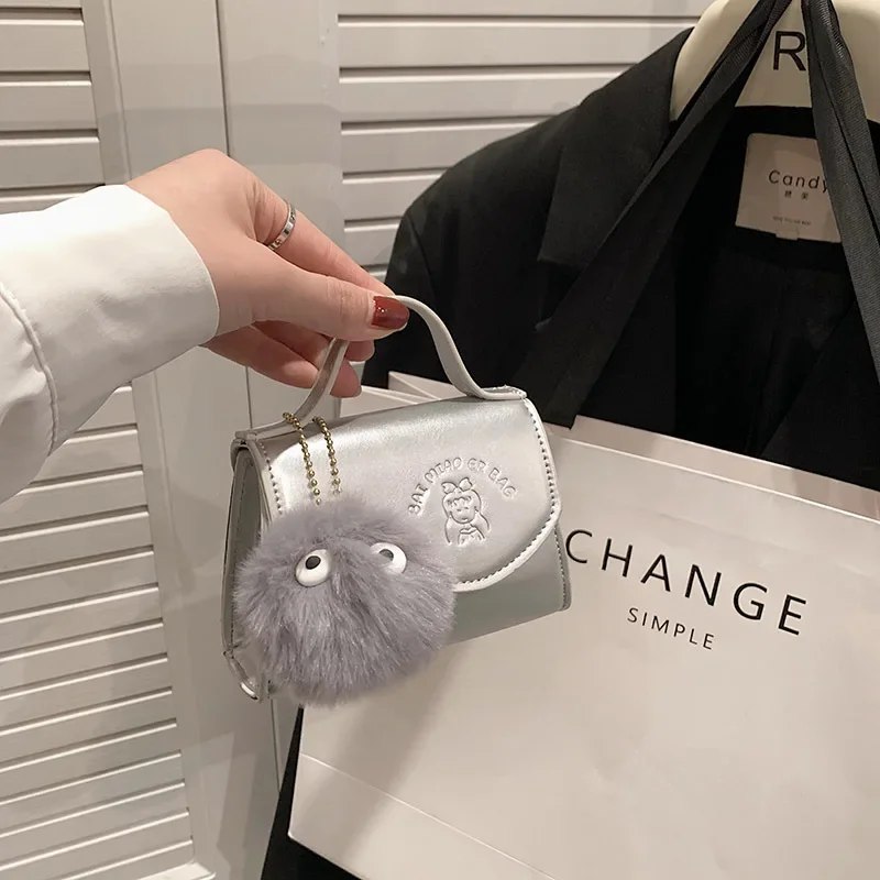 Mini Handbags New Fashion Korean Style Girls Hand-held Lipstick Small Satchel Bag Casual Sweet Shoulder Crossbody Bags for Women