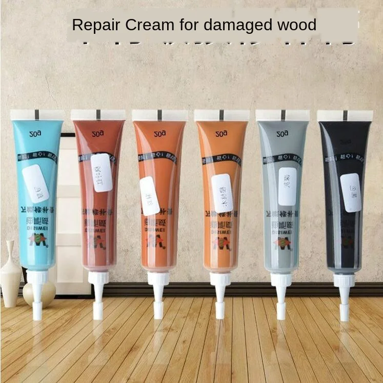 DIY Wood Product Scratch Filler Remover Wooden Furniture Touch Up Tool Set Marker Pen Cream Wax Repair Polymer Resin Fast Repair