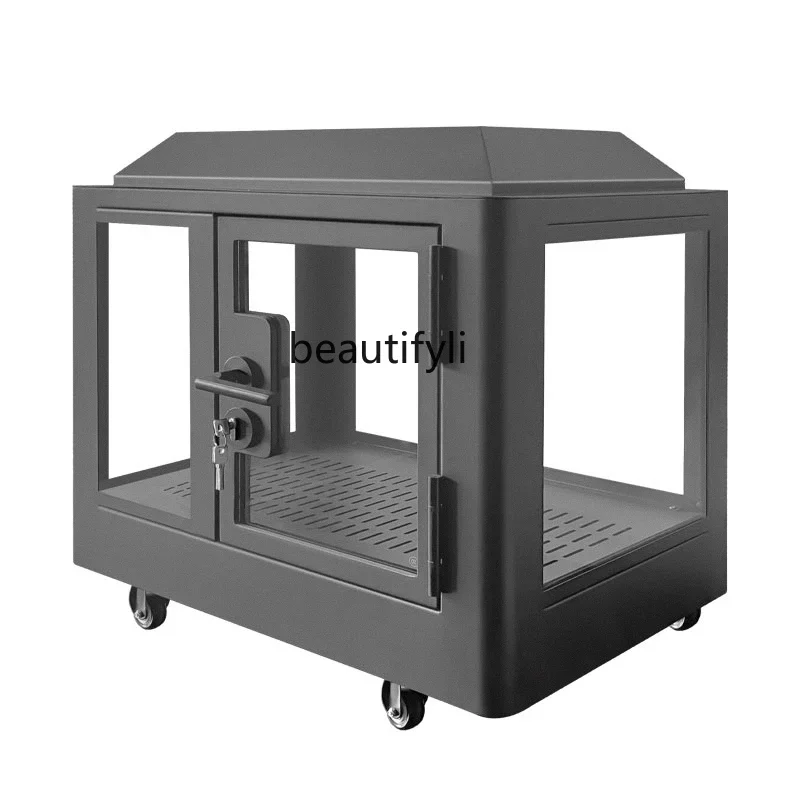 

Mini Pet Soundproof Room Cat Sound Enclosure Movable Kennel Animal Universal Mute Box