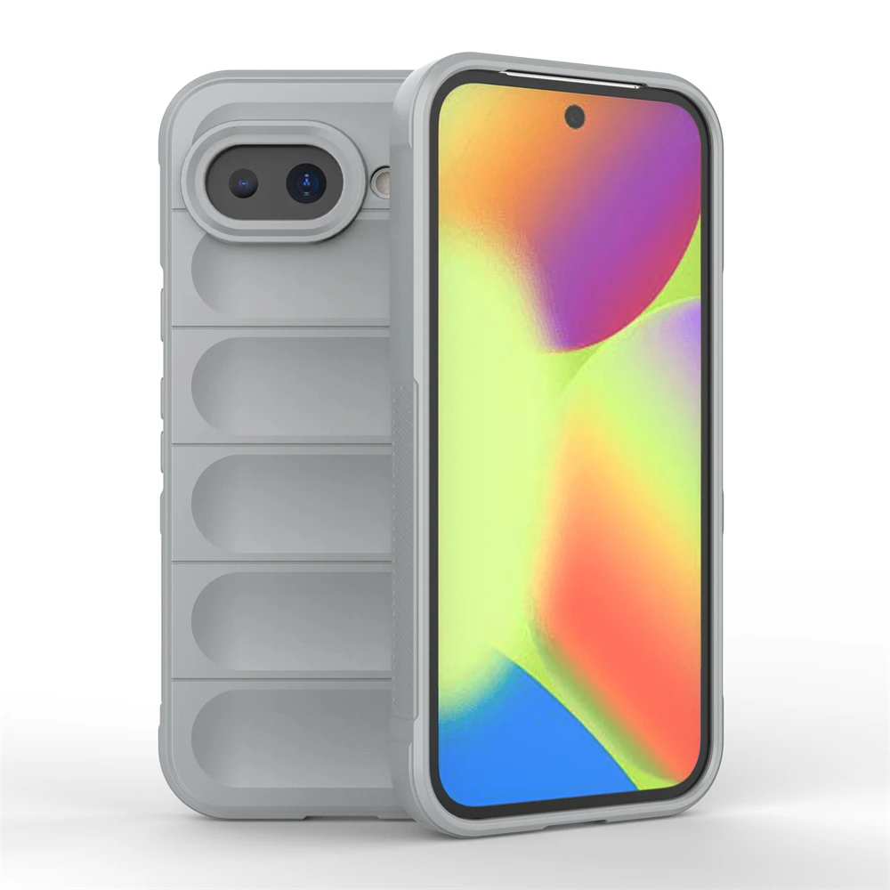 Enhanced Shockproof Soft Silicone Phone Case with Camera Protection - Skin Feel TPU Cover