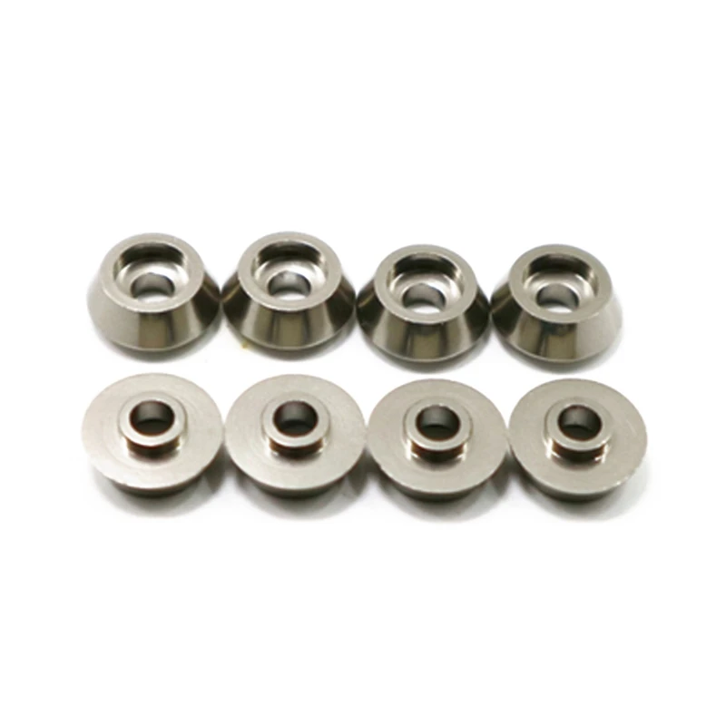 

24Pcs Metal Connecting Rod Screw Gasket Shim Washer Rest For WPL C14 C24 C34 C44 MN D90 D91 D99S RC Car,Grey