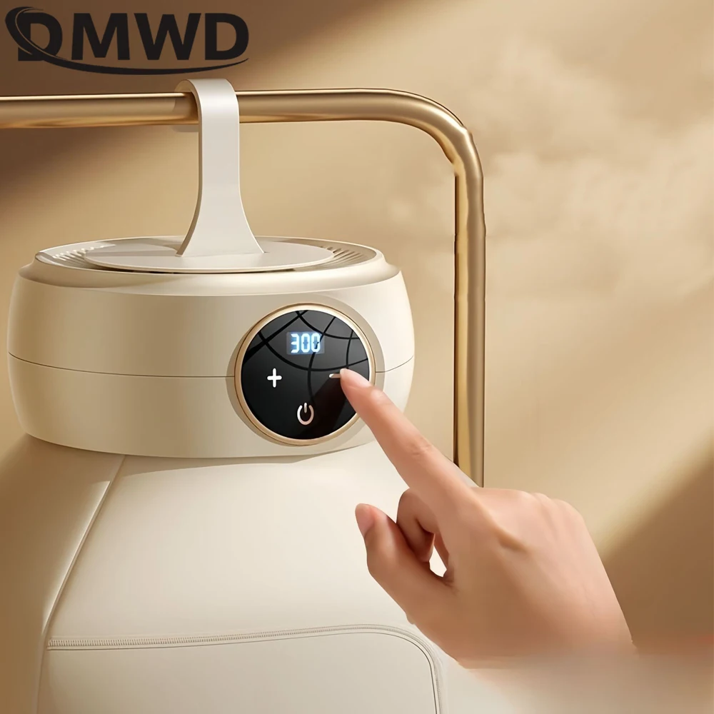 DMWD-secador de ropa eléctrico plegable inteligente, Máquina secadora ultravioleta para colgar, portátil, de viaje para el hogar, de lavandería cálida, 220V