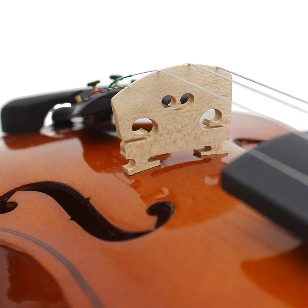 Acoustic Violin 4/4 3/4 1/2 1/4 1/8 Natural Solid Wood Violin Fiddle With Carrying Case Bow Beginners Musical Instrument Gifts