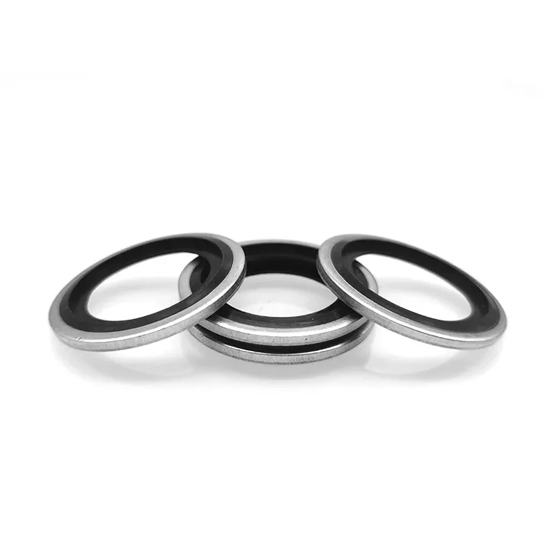 M6-M48 메트릭 화이트 아연 도금 결합 개스킷, 유압 조인트 씰링 결합 개스킷, 10 개