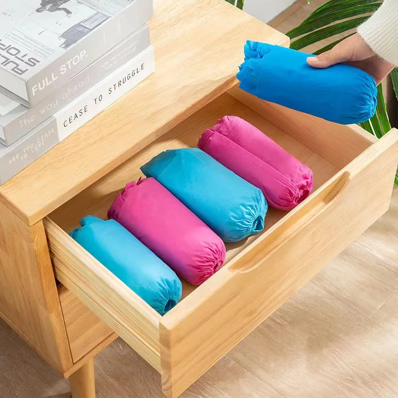 Description Picture 6 of itemShoe Covers Disposable Non Slip 100PCS Shoe Boot Covers Non Slip Waterproof One Size Fits Most for Carpet Indoors Garden Booties