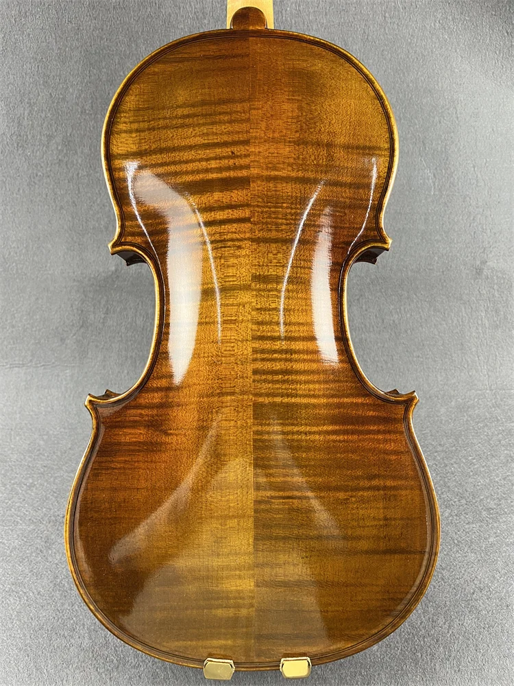 Professional Concert Level Stradivari "Messiah&ldquo; Copy Hand Made 4/4 Violin Musical Instrument w/ violin case 4/4 A147