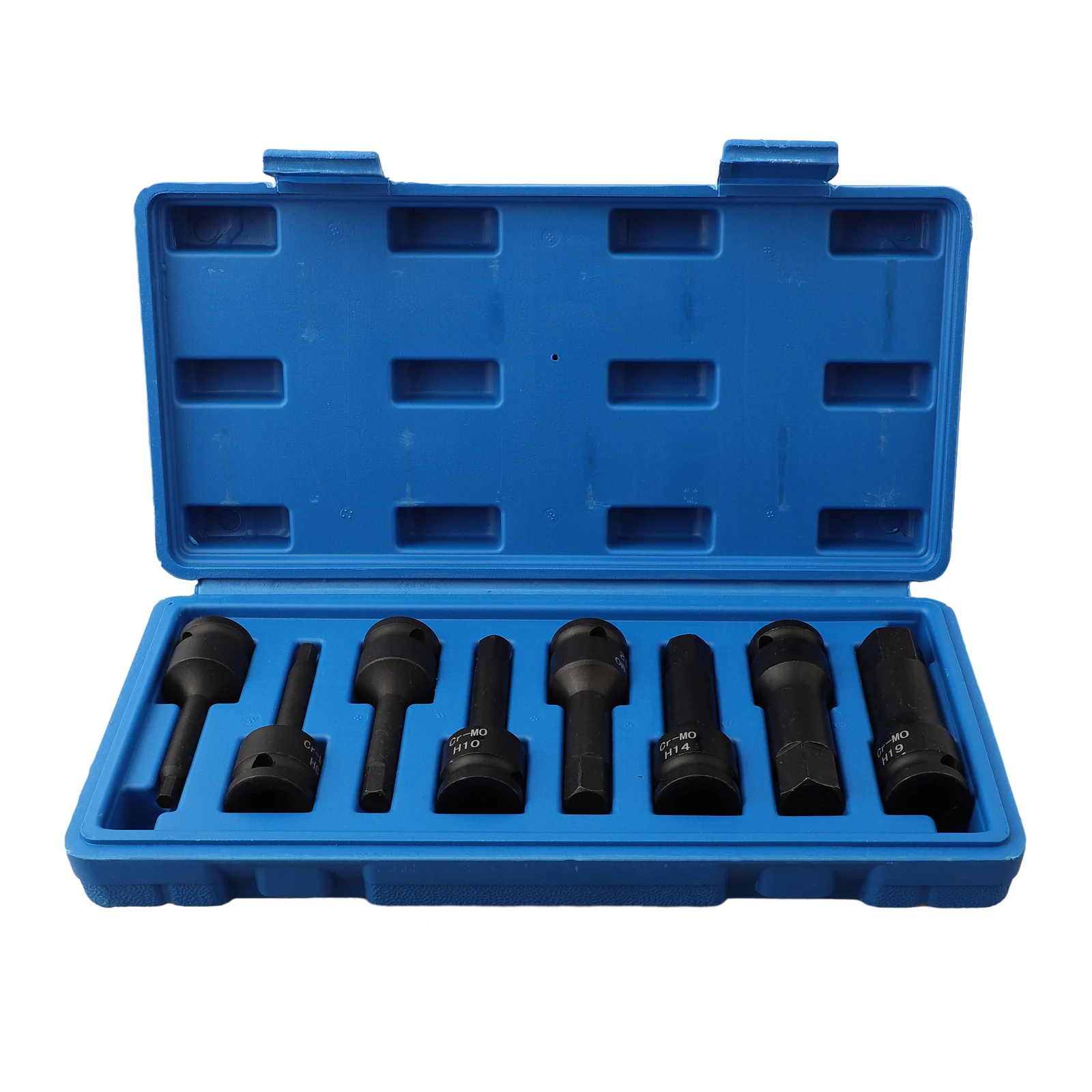

8PCS 78mm 1/2inch Impact Drive Socket Wrench Hexagonal Screwdriver Metric H5-H19 Socket Wrenches Electric Wrench Power Tools