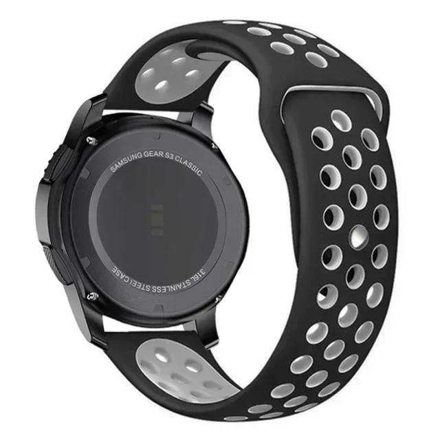 Stylish 22mm Silicone Watch Strap - Versatile Design