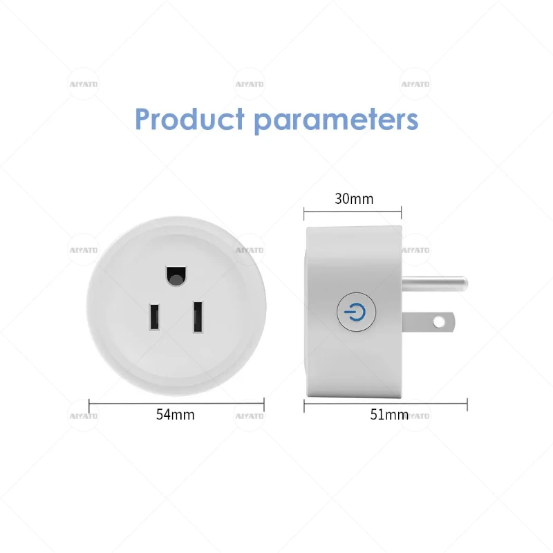 WiFi smart American standard socket 10A 5