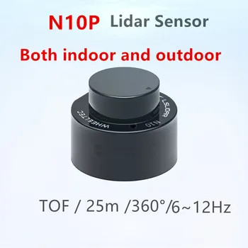 Nuovo N10P e N10 sensore Lidar impermeabile da 25m per interni ed esterni 360 ° TOF supporto radar laser antiriflesso ROS1 e ROS2