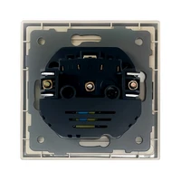 Prise murale USB Type-C à charge rapide, design moderne 80x80mm, 16A 250V, multiprise 1 à 5 prises pour la maison et le bureau 6