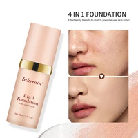 Color Changing Foundation 4 in 1 Moisturizing SPF 30+ Hydrating Color Longwearing Waterproof Travel Coverage Makeup Base 1