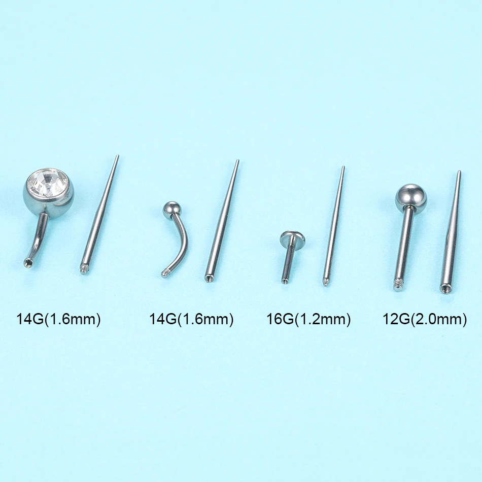 1Pc 316L Surgical Steel Concave Taper Insertion Pins Taper Gauge