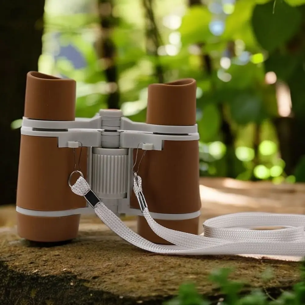 Multicolor Binoculars Rubber ABS Plastic Telescope Magnifying Glass Eye Protection High Magnification Portable Telescope