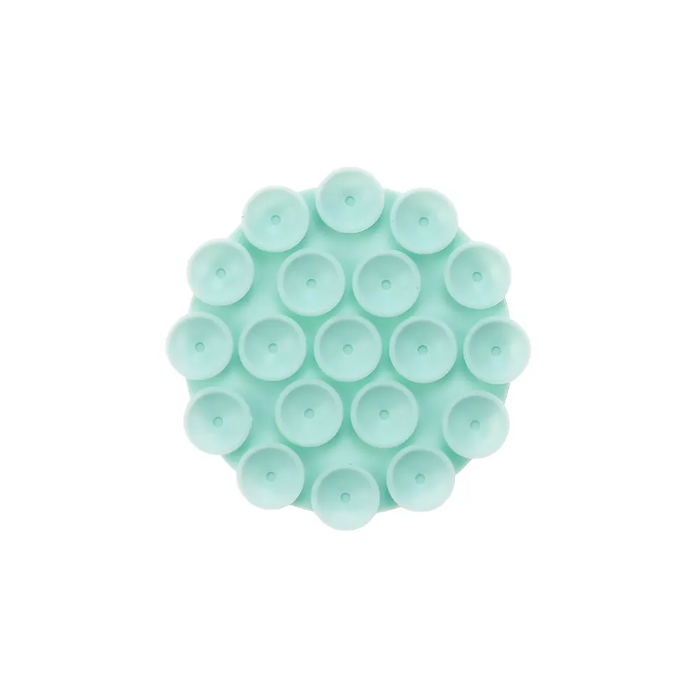 DGUSO 6 Pcs Rond Support De Téléphone à Ventouse Silicone,Silicone Ventouse Téléphone, Support Telephone Ventouse, Compatibles Avec Divers Appareils;Vert; Blanc; Noir; Rose Rouge; Jaune; Rose