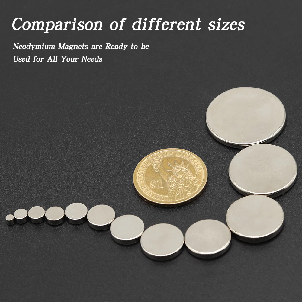 Round Magnets N35 Super Strong 3x3/5x3/6x3/7x3/8x3/10x3/12x3/15x3/20x3mm Round Magnetic NdFeB Neodymium