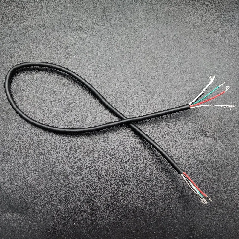 Four-Core Shield Cable 340MM 1/10pcs for Electric Guitar Pickup Making Humbucker Coil Spliting