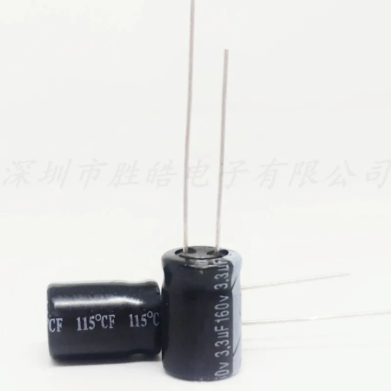 (50PCS)   160v3.3uf    Volume：6x12  High Quality  Aluminum Electrolytic Capacitors 50pcs lnto 50 v 0 47 uf electrolytic capacitors 1 and 3 3 4 7 uf uf uf uf volume 4 7 50