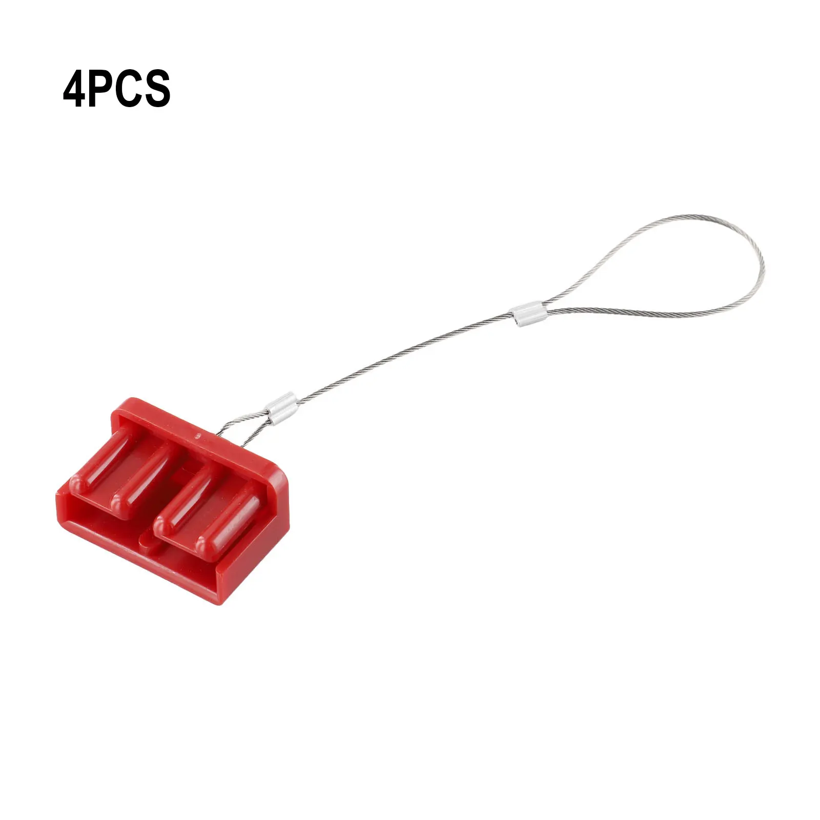 4PCS Staub Kappe Kit Schwarz/Rot FÜR Anderson Stecker Abdeckung Stil Anschlüsse Batterie Caravan 50A/120A/175A rechteckige Staub Abdeckung – Detail 17