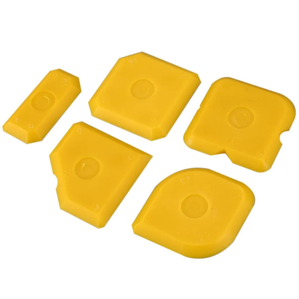 Description Picture 6 of item5pcs Silicone Glass Cement Scraper Joint Sealant Spreader Caulk Tile Grout Applicator Home Cleaning Hand Spatula Tool