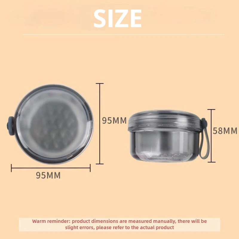 Portable Leakproof Denture Bath Case Organizer Soaking Cup for False Teeth Holder Pill Cases Empty Box