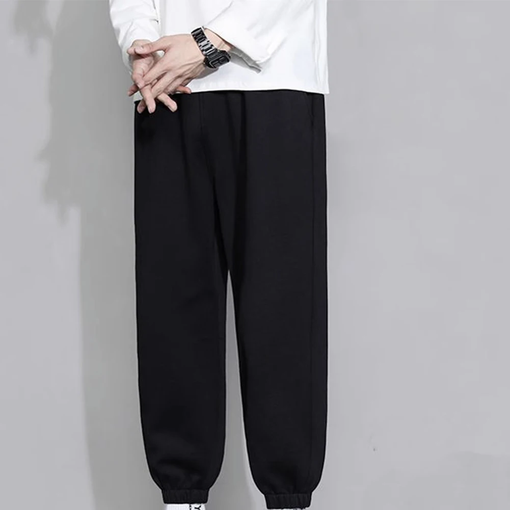 Men Pants Yoga Fashion Casual Drawstring Elasticated Activewear Track Pants Loose Sweatpants Sport Trousers High Quality