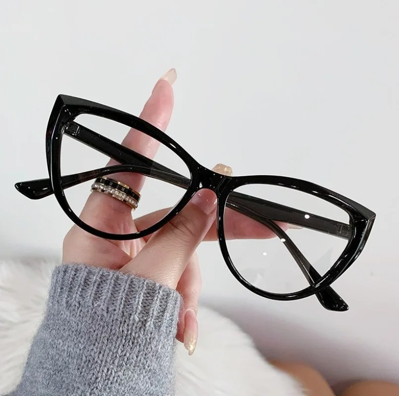 Sexy Cat Eye Glasses Women Anti Blue Light Transparent Eyewear Computer Reading Eyeglasses Optical Frame Ocul anti blue light glasses,eyeglasses frames,anti radiation glasses,eyewear frames,women glasses,fashion eyeglasses