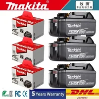 HOT original Makita 18V 6.0Ah Rechargeable Battery ,For Makita BL1830B BL1830 BL1840B BL1840 BL1850 BL1850B Power Tools Battery