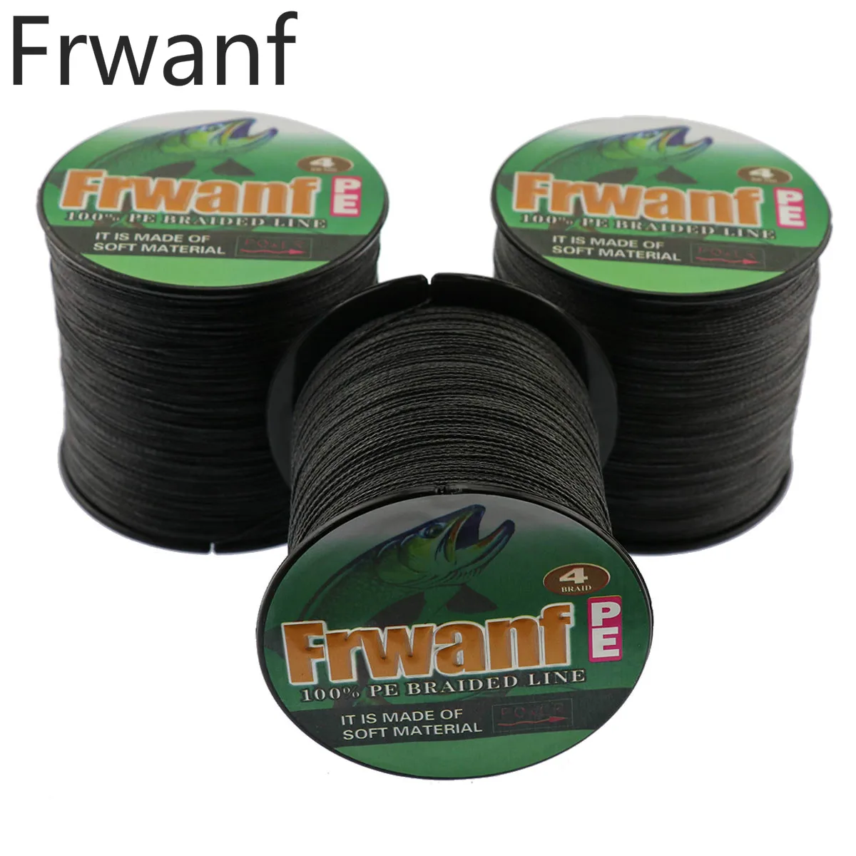 Pe Material Spinning 500m 1000m Thread 4 Braid 6100lbs Test Braided