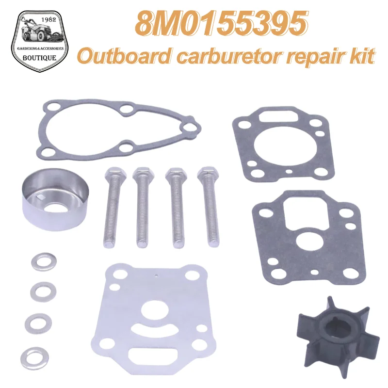 Boat Engine 369873220/1/2 369873220M/1M/2M 369-87322-0/1/2 Water Pump Repair Kit 4-6HP 5040133 504169116159A03 8M0155395 Mercur